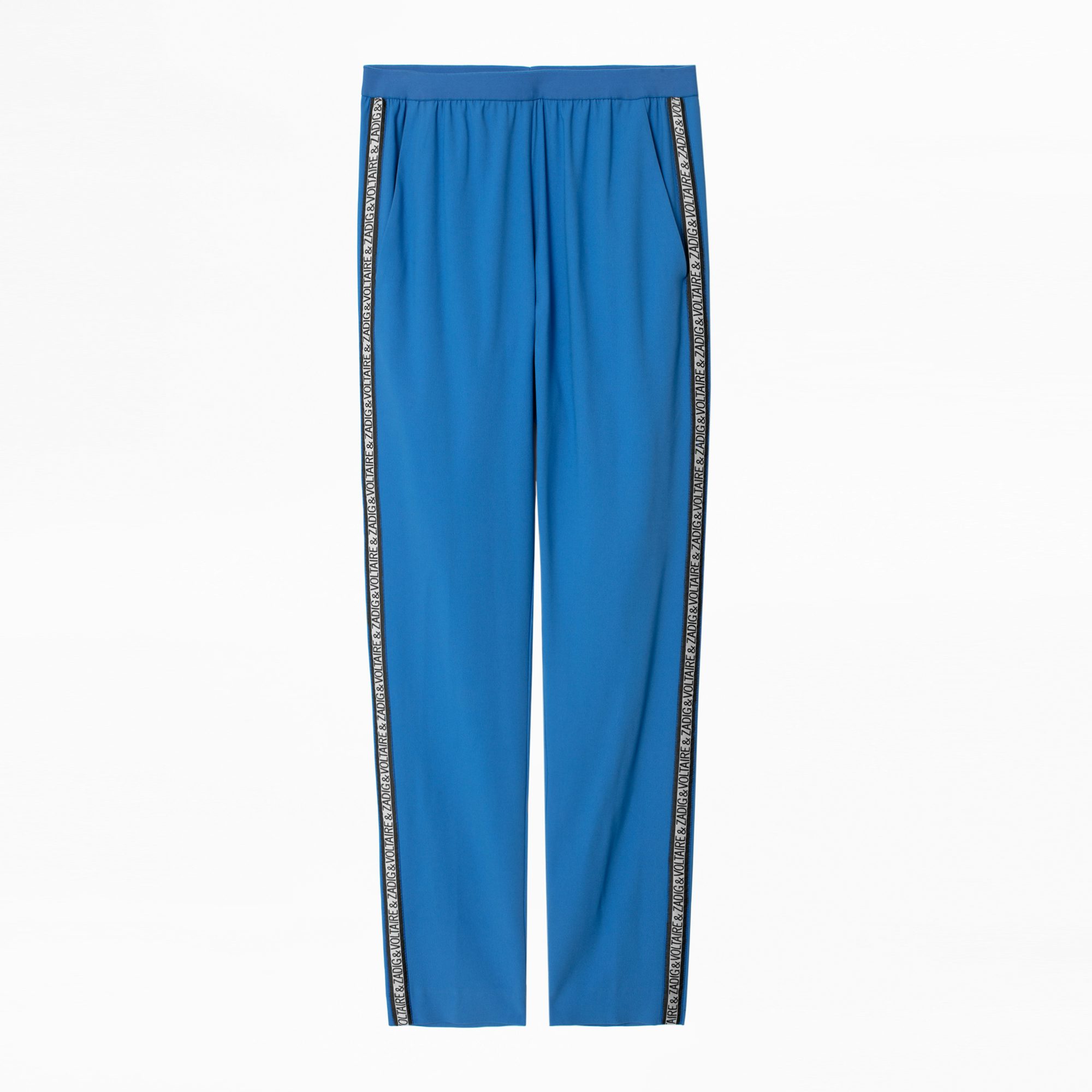 Pantalon Paula Band - Pantalon bleu femme.